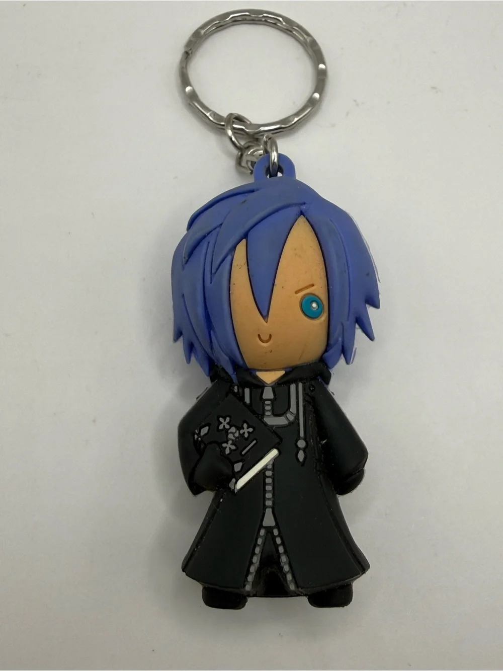 Disney Kingdom Hearts Zexion Blue Haired Character Keychain by M.I.I. JH2-17068